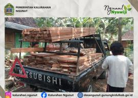 Persiapan Pembangunan Drainase Makin Matang, Dropping Material Program Gotro Terus Dikebut